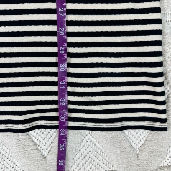 Theory Dress Small Stripe Sleeveless Twist-Front Clinton - Picture 12 of 17